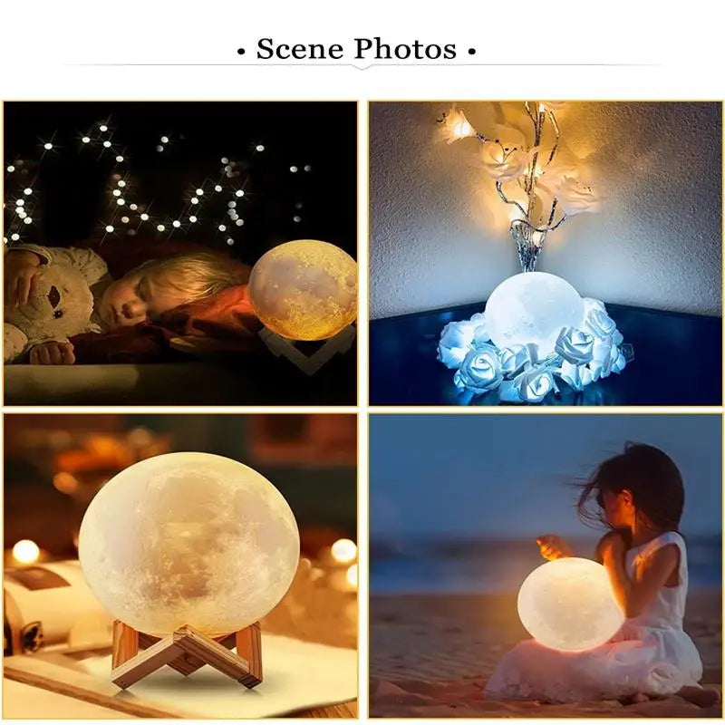 Night Light Moon Lamp