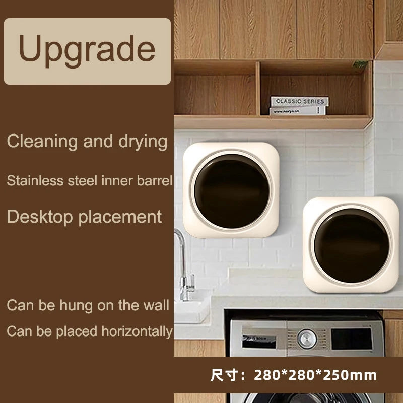 Fully Automatic Drum Type Underwear Washing Machine Mini Washing and Drying Integrated Small Underwear and Sock Washing Machine