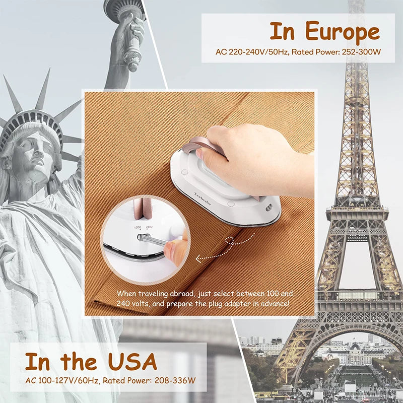 Mini Handheld Travel Iron 